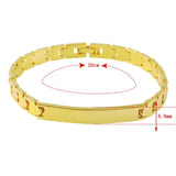 24K Yellow Bracelet 4MM Light Plated for Women & Men