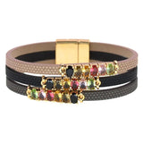 Colorful Glass Bracelets for Women Charm Bracelets Female Jewelry