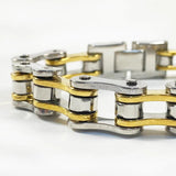 Men's Stainless Steel Motorcycle Bracelet Hiphop Biker Chain