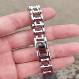 Men's Stainless Steel Motorcycle Bracelet Hiphop Biker Chain