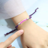 3PCS Glass Vial Bracelet Name On Rice Jewelry Charm Bracelets