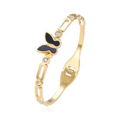 Butterfly Stainless Steel Bangle for Women