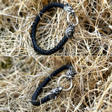 High Genes Leather Wolf Bracelet Bangle BC-L060