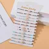 Adjustable Rope Bracelets Shell Beach Jewelry Set Summer Gift