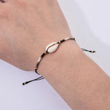 Adjustable Rope Bracelets Shell Beach Jewelry Set Summer Gift