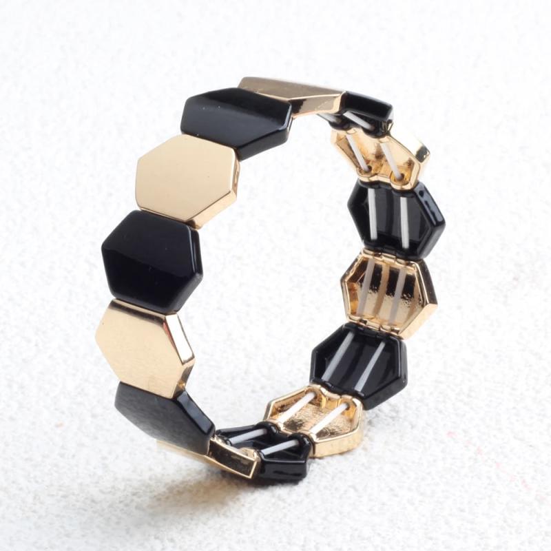 Geometric Vintage Friendship Bracelets For Women Enamel Tile Bracelet Boho