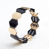 Geometric Vintage Friendship Bracelets For Women Enamel Tile Bracelet Boho