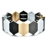 Geometric Vintage Friendship Bracelets For Women Enamel Tile Bracelet Boho