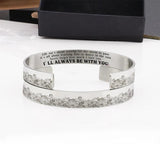 Stainless Steel Bracelet Bangle Men Women Gift