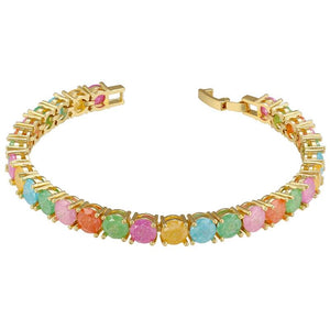Quicksand Stones Candy Bracelet 6*200mm for Women