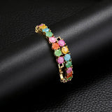 Quicksand Stones Candy Bracelet 6*200mm for Women