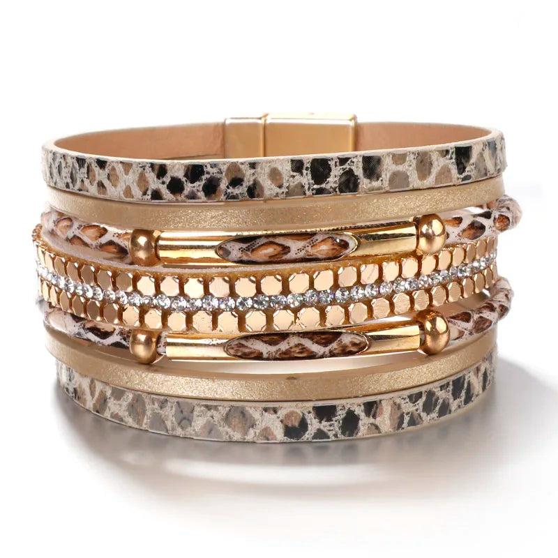 Bohemian Multilayer Charm Bracelet Women