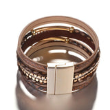 Bohemian Multilayer Charm Bracelet Women