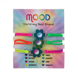 3Pcs Changing Mood Bracelets Stretch Rope BFF Charm Bracelet for Girls