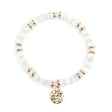 Bohemian Cymophane Cat's Eye Charm Bracelet Women BC305