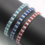 Double Crystal Tennis Bracelet Women Zircon Chain Hand Jewelry