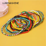 Bohemian Seed Beads Bracelets for Women Girl Cuff Party Jewelry Gift
