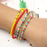 Bohemian Seed Beads Bracelets for Women Girl Cuff Party Jewelry Gift