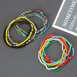 Bohemian Seed Beads Bracelets for Women Girl Cuff Party Jewelry Gift