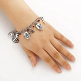 Horror Movie Pendant Bracelets Scary Jewelry for Women Cosplay