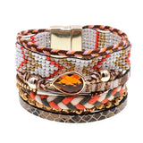 Bohemian Beaded Charm Bracelets for Women