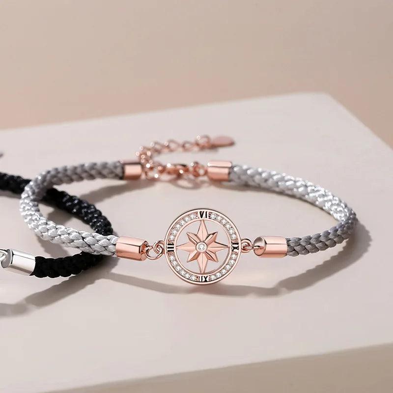 Silver Star Couple Bracelet Gift