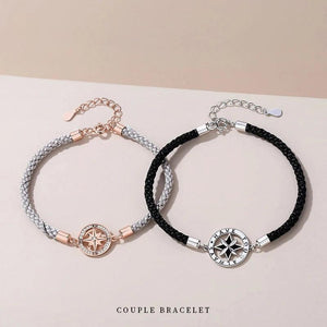 Silver Star Couple Bracelet Gift