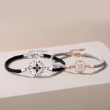 Silver Star Couple Bracelet Gift