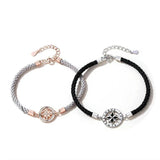 Silver Star Couple Bracelet Gift