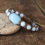 Bohemia Braided Wrap Charm Bracelet Women Men