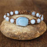Bohemia Braided Wrap Charm Bracelet Women Men