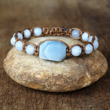 Bohemia Braided Wrap Charm Bracelet Women Men