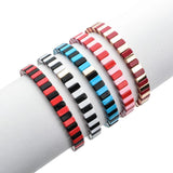 European DIY Jewelry Boho Charm Bracelet Bohemian Rainbow Cuff