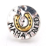 10pcs 18MM Metal Snap Buttons for DIY Snap Bracelets Women Jewelry