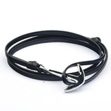 Antique Silver Anchor Bracelet for Women Classic Jewelry Nautical Sailor Wristba