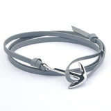 Antique Silver Anchor Bracelet for Women Classic Jewelry Nautical Sailor Wristba