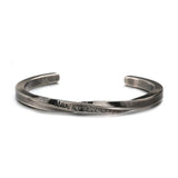 Never Give Up Titanium Spiral Bracelet for Couples
