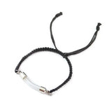 2PCS 6MM Curve Tube Screw Cap Cotton Bracelet Rice Vial Wishing Bracelet