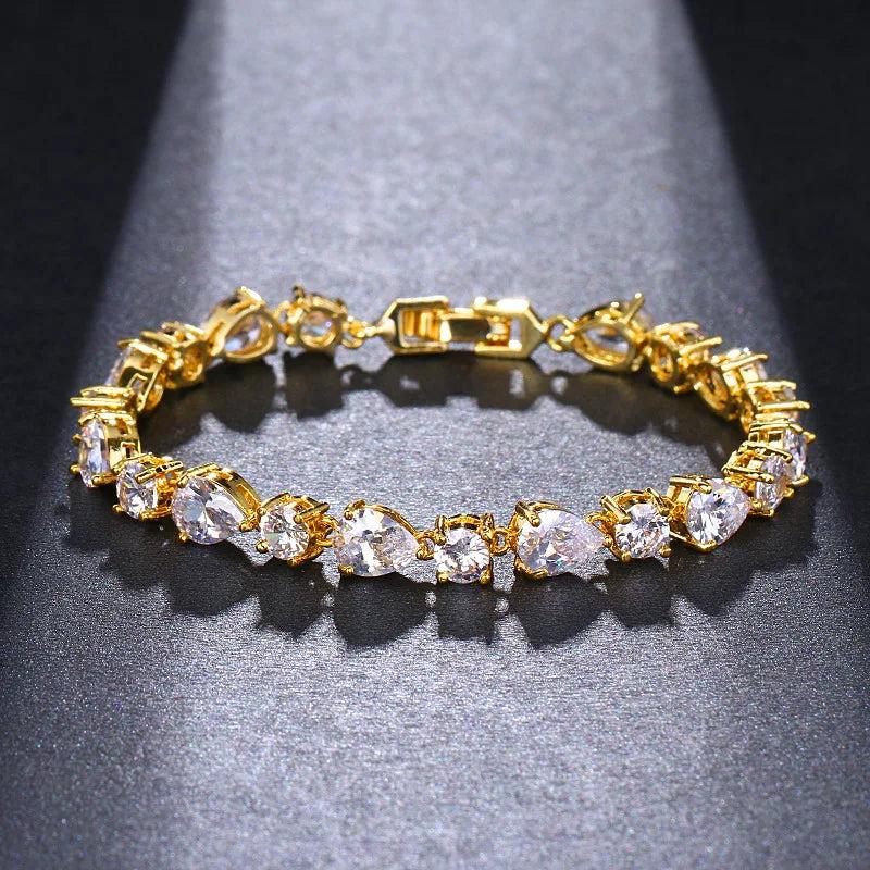 Vintage Zircon Tennis Bracelet for Women