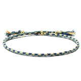 Multicolor Embroidery Thread Friendship Bracelet for Women Girls