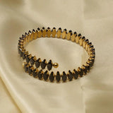 CZ Stainless Steel Adjustable Bracelet Bangle Bling Jewelry