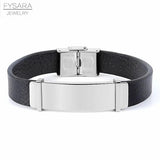 Stainless Steel Metal Watch Band Link Bracelet Watchband Leather Bracelets