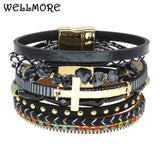 Bohemia Bracelets for Women Charm Beaded Stone Bracelets