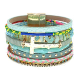 Bohemia Bracelets for Women Charm Beaded Stone Bracelets