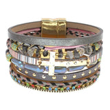 Bohemia Bracelets for Women Charm Beaded Stone Bracelets