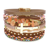Bohemia Bracelets for Women Charm Beaded Stone Bracelets