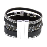 BOHO Leather Bracelets for Women Bead Charm Bracelets Female Jewelry