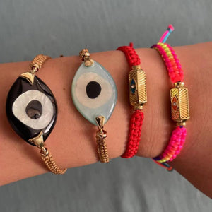 Big Resin Evil Eye Female Bracelet Women Bracelets