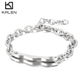 Men's Stainless Steel Bracelet Punk Hand Chain Link Jewelry