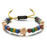 DIY Garden Sweet Rainbow Stone Beads Bracelet & Bangles for Women Girls